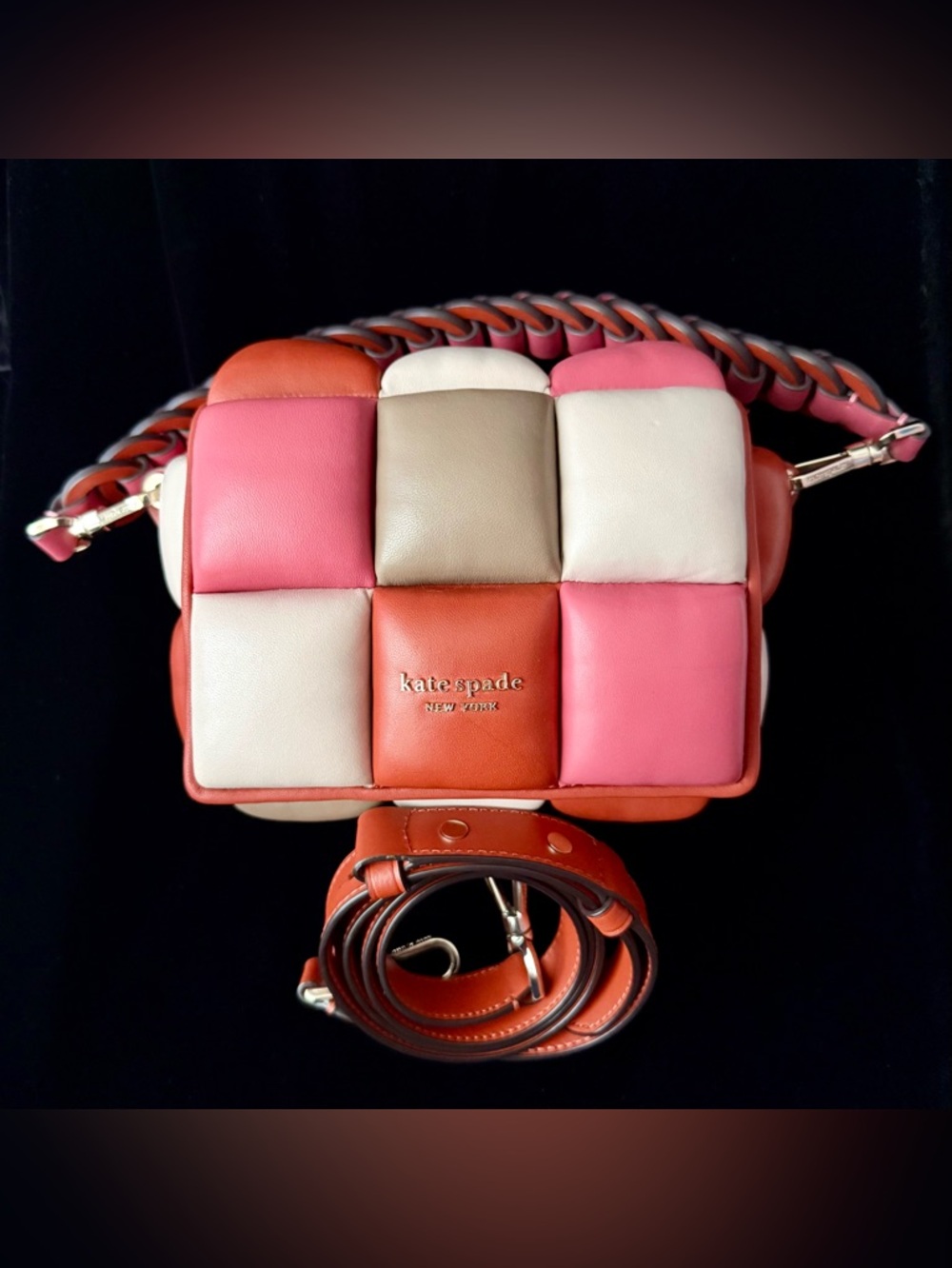 Kate Spade Boxxy 3D Leather Crossbody Bag